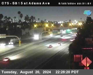 SB 15 at Adams Ave (On Ramp)