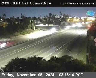 SB 15 at Adams Ave (On Ramp)