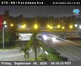 SB 15 at Adams Ave (On Ramp)