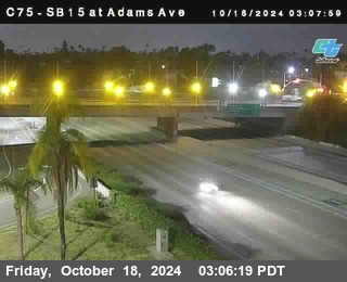 SB 15 at Adams Ave (On Ramp)