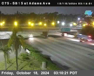 SB 15 at Adams Ave (On Ramp)