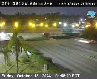 SB 15 at Adams Ave (On Ramp)