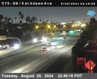 SB 15 at Adams Ave (On Ramp)