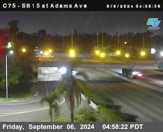 SB 15 at Adams Ave (On Ramp)