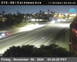 SB 15 at Adams Ave (On Ramp)