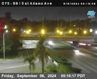 SB 15 at Adams Ave (On Ramp)