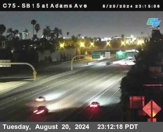 SB 15 at Adams Ave (On Ramp)