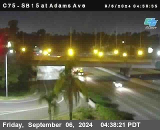 SB 15 at Adams Ave (On Ramp)