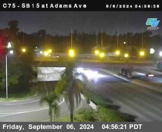 SB 15 at Adams Ave (On Ramp)