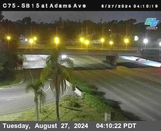 SB 15 at Adams Ave (On Ramp)