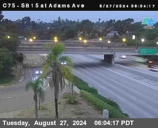 SB 15 at Adams Ave (On Ramp)