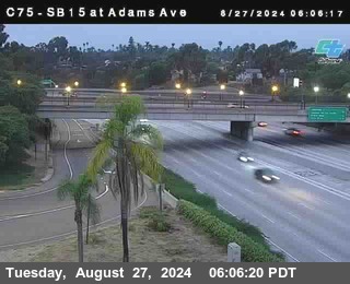 SB 15 at Adams Ave (On Ramp)