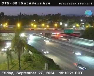 SB 15 at Adams Ave (On Ramp)