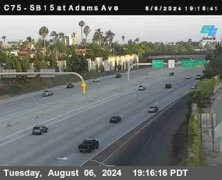 SB 15 at Adams Ave (On Ramp)