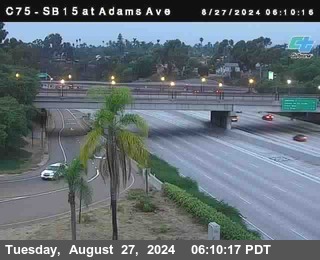 SB 15 at Adams Ave (On Ramp)