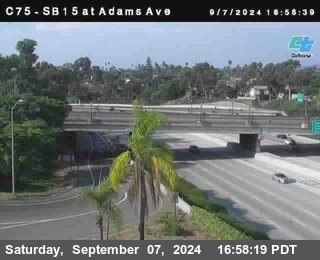 SB 15 at Adams Ave (On Ramp)