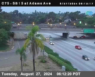 SB 15 at Adams Ave (On Ramp)