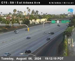 SB 15 at Adams Ave (On Ramp)