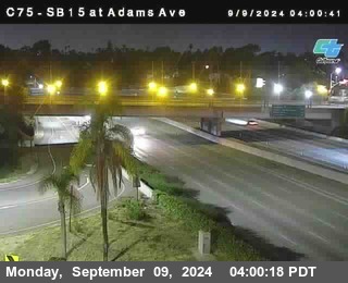 SB 15 at Adams Ave (On Ramp)