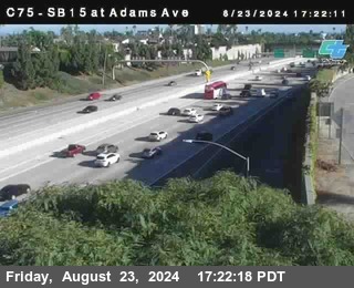 SB 15 at Adams Ave (On Ramp)