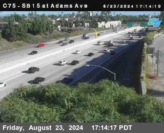 SB 15 at Adams Ave (On Ramp)