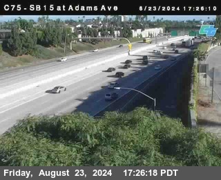 SB 15 at Adams Ave (On Ramp)