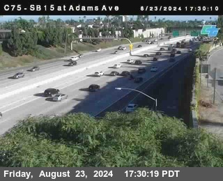 SB 15 at Adams Ave (On Ramp)