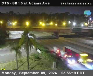 SB 15 at Adams Ave (On Ramp)