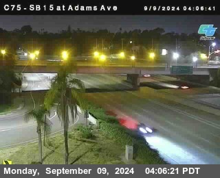 SB 15 at Adams Ave (On Ramp)