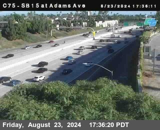 SB 15 at Adams Ave (On Ramp)