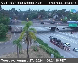 SB 15 at Adams Ave (On Ramp)