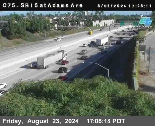 SB 15 at Adams Ave (On Ramp)