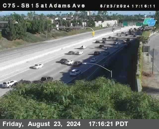 SB 15 at Adams Ave (On Ramp)