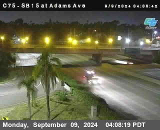 SB 15 at Adams Ave (On Ramp)