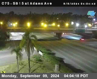 SB 15 at Adams Ave (On Ramp)