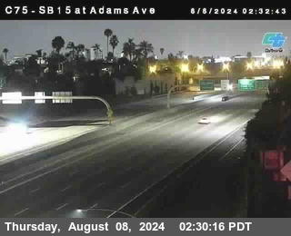 SB 15 at Adams Ave (On Ramp)