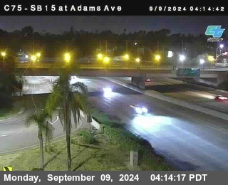 SB 15 at Adams Ave (On Ramp)