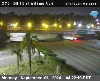 SB 15 at Adams Ave (On Ramp)