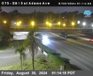 SB 15 at Adams Ave (On Ramp)