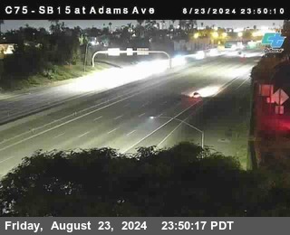 SB 15 at Adams Ave (On Ramp)