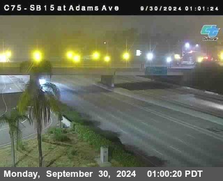 SB 15 at Adams Ave (On Ramp)