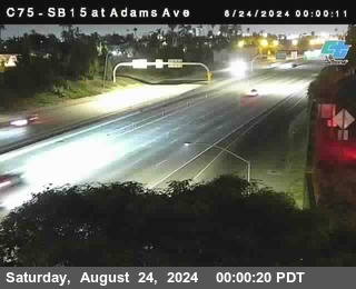 SB 15 at Adams Ave (On Ramp)