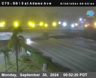 SB 15 at Adams Ave (On Ramp)