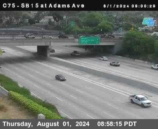 SB 15 at Adams Ave (On Ramp)