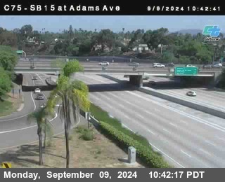 SB 15 at Adams Ave (On Ramp)