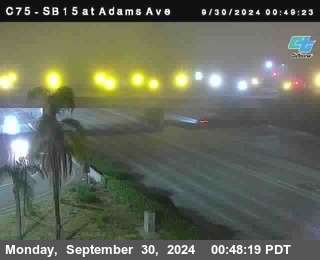 SB 15 at Adams Ave (On Ramp)