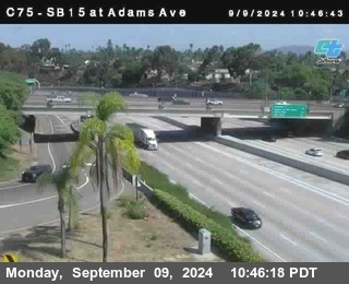 SB 15 at Adams Ave (On Ramp)