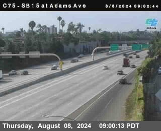 SB 15 at Adams Ave (On Ramp)