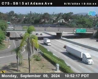 SB 15 at Adams Ave (On Ramp)