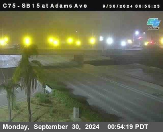 SB 15 at Adams Ave (On Ramp)